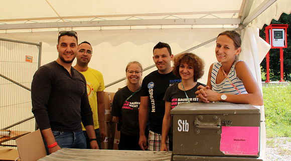 Aufbau Wildsau Dirt Run 2019