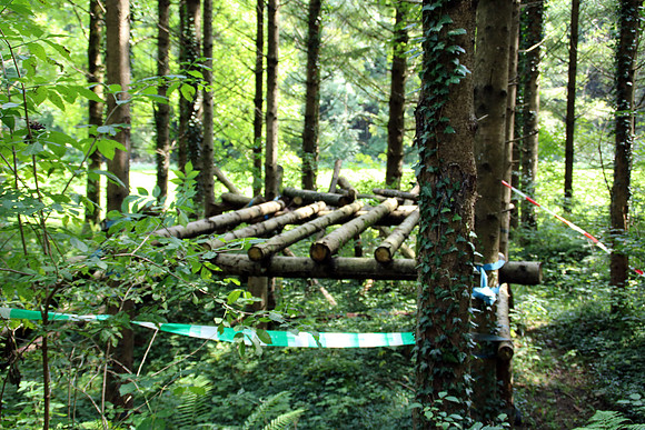 Aufbau Wildsau Dirt Run 2019