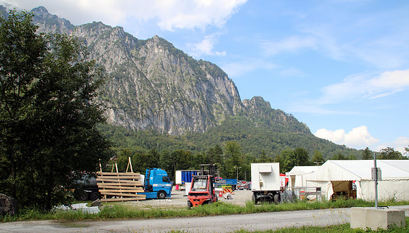 Aufbau Wildsau Dirt Run 2019