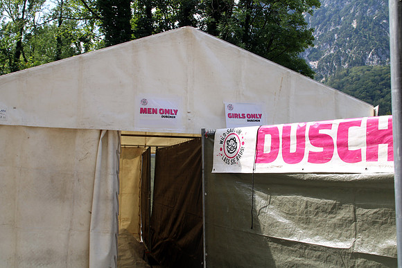 Aufbau Wildsau Dirt Run 2019