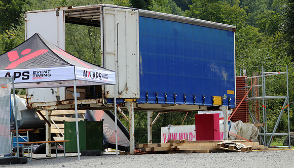 Aufbau Wildsau Dirt Run 2019