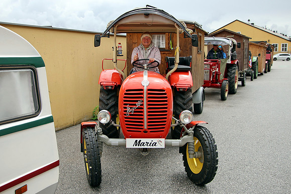 Urlaub mit dem Traktor