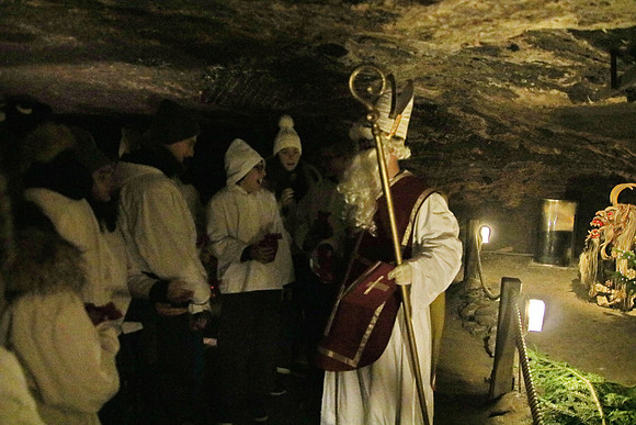 Nikolaus in den Salzwelten Hallein