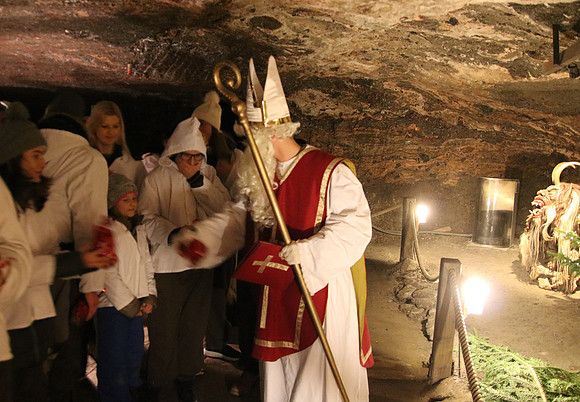 Nikolaus in den Salzwelten Hallein