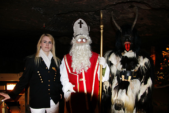 Nikolaus in den Salzwelten Hallein