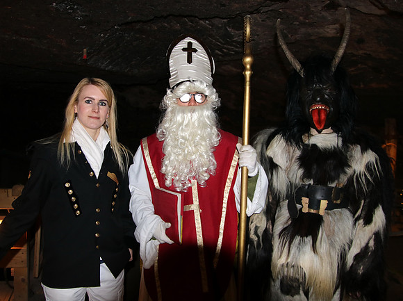 Nikolaus in den Salzwelten Hallein