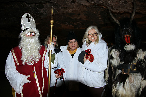 Nikolaus in den Salzwelten Hallein
