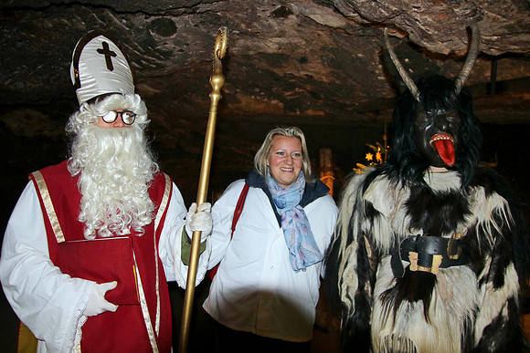 Nikolaus in den Salzwelten Hallein