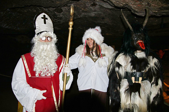 Nikolaus in den Salzwelten Hallein