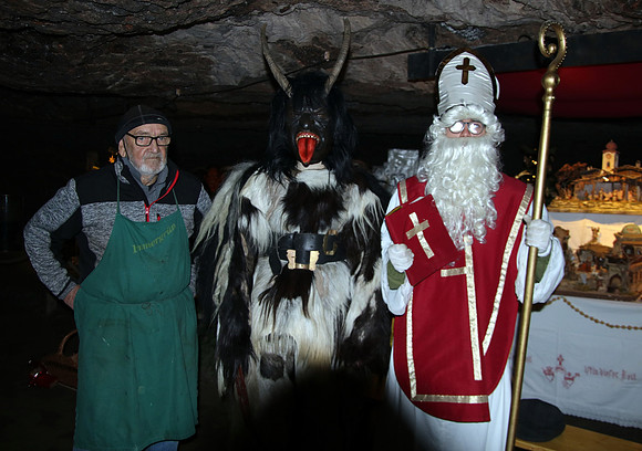 Nikolaus in den Salzwelten Hallein