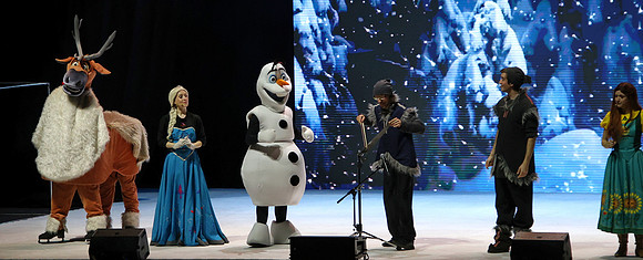 Die Eiskönigin -  Schlittschuh-Ensemble
