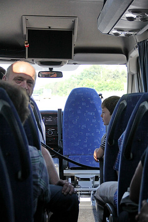 Busfahrt nach Hause