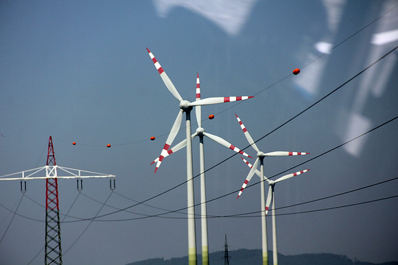 Windräder rund um Wien
