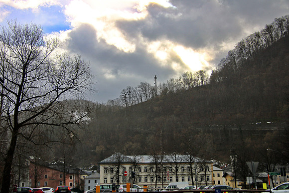 Sturmfront über Hallein