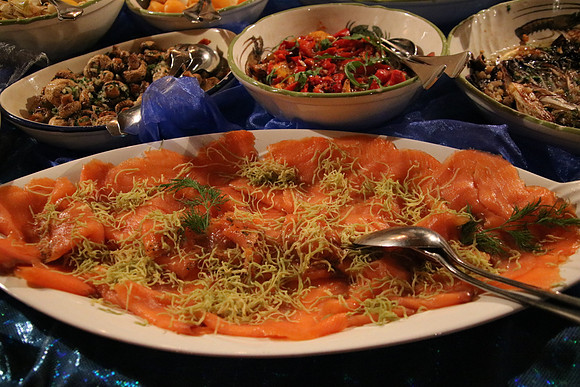 Heringschmausbuffet im Gasthof Hohlwegwirt