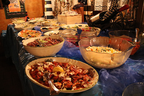 Heringschmausbuffet im Gasthof Hohlwegwirt