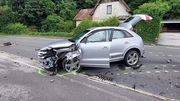 08.07.2022 Schwerer Verkehrsunfall auf L237