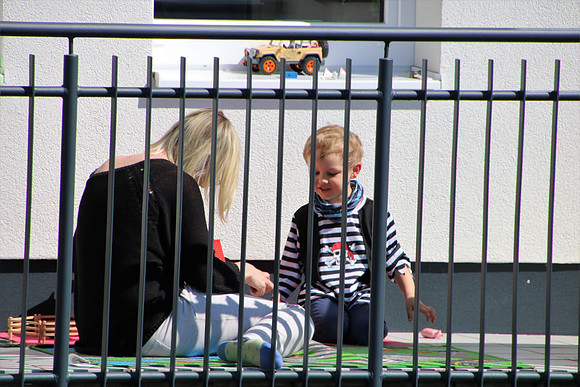 Mein Spielplatz der Balkon