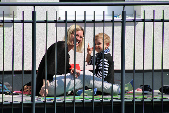 Mein Spielplatz der Balkon