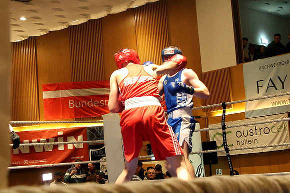 Boxgala in der Salzberhalle