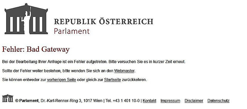 Parlament-Server