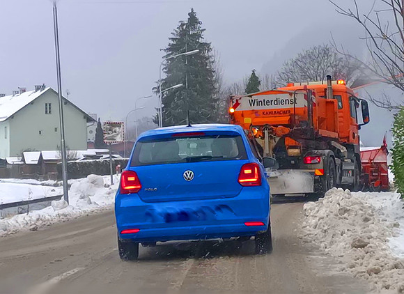 Die orangenen Engel von Hallein