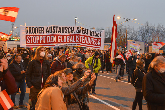 Grenzübergreifende Demo
