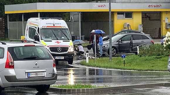 Fahrradunfall in Anif