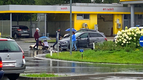 Fahrradunfall in Anif