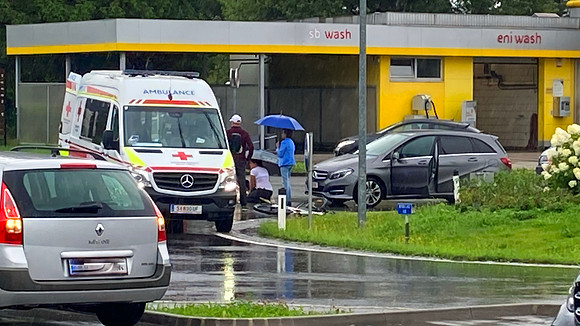 Fahrradunfall in Anif