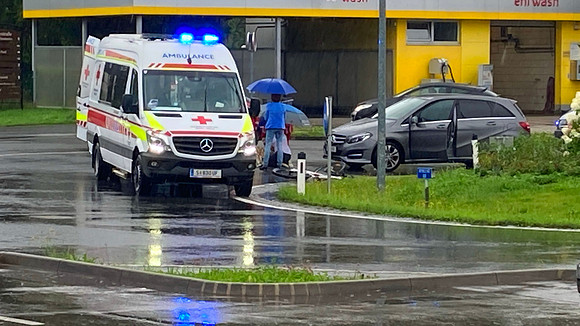 Fahrradunfall in Anif