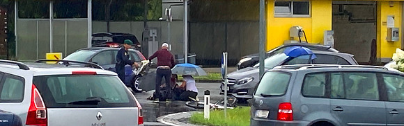 Fahrradunfall in Anif