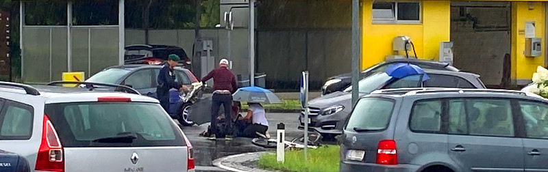 Fahrradunfall in Anif