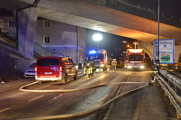 13.01.2022 Dachstuhlbrand in Hallein