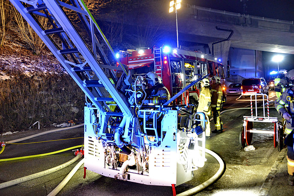 13.01.2022 Dachstuhlbrand in Hallein