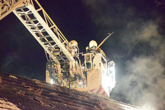 13.01.2022 Dachstuhlbrand in Hallein
