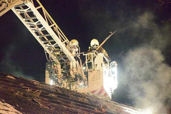 13.01.2022 Dachstuhlbrand in Hallein