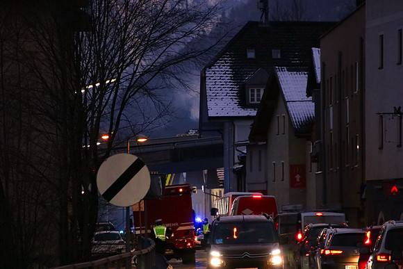 13.01.2022 Dachstuhlbrand in Hallein