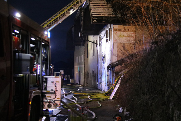 13.01.2022 Dachstuhlbrand in Hallein