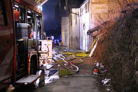 13.01.2022 Dachstuhlbrand in Hallein
