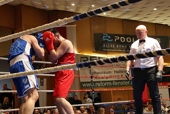 Boxgala in der Salzberhalle