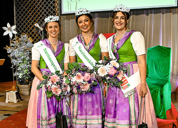 Feierlichen Krönung Narzissenkönigin