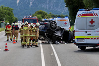 PKW contra PKW mehrere Verletzte