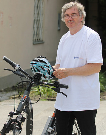 Markus Schüller unterwegs mit eBike
