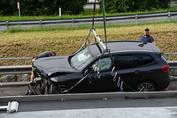 Schwerer Unfall in der Franz-Brötzner-Straße