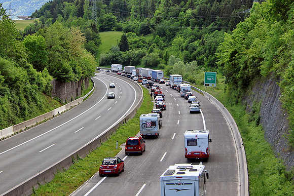 Pfingstreisewelle in Golling