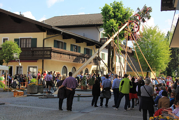 01.05.2014 Maibaumaufstellen Bad Vigaun