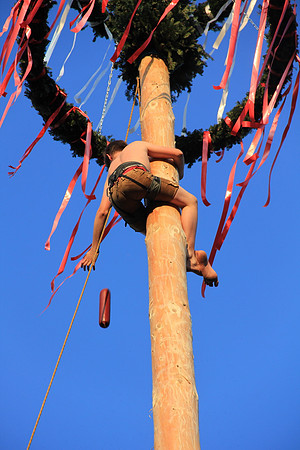 01.05.2014 Maibaumaufstellen Bad Vigaun