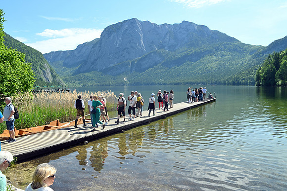 Bootskorso in Altaussee