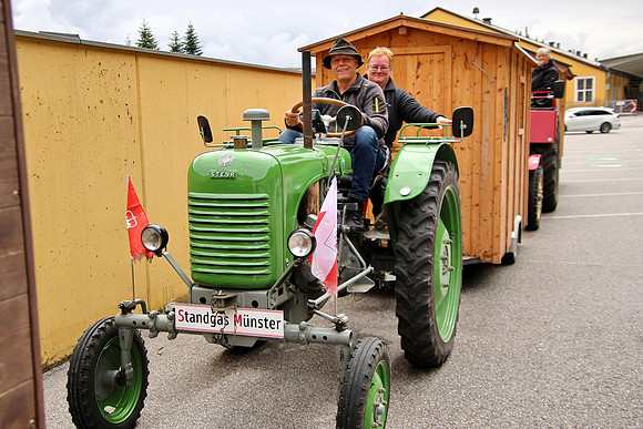Urlaub mit dem Traktor